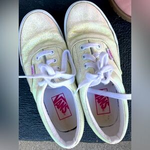 Vans Off The Wall “Old Skoll” holographic glitter girls women’s shoes sneakers